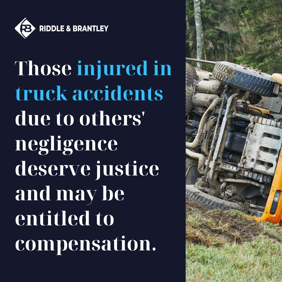 Abogado de lesiones por accidente de camión al servicio de Henderson NC - Riddle &amp; Brantley