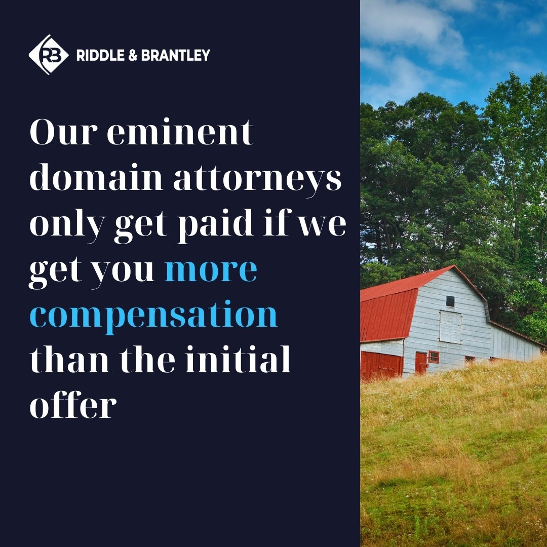 Affordable NC Eminent Domain Lawyer - Riddle & Brantley