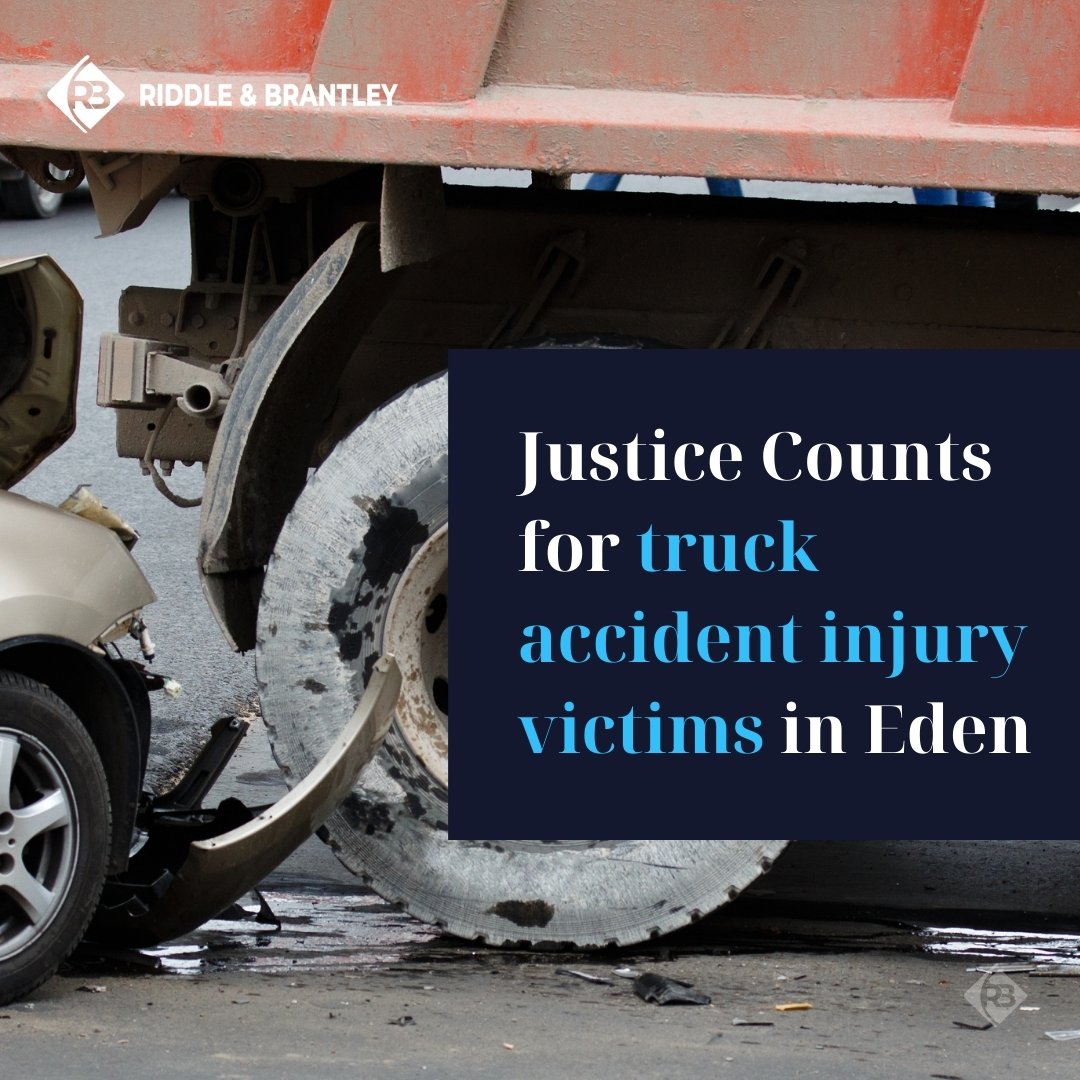 Justicia para las víctimas de accidentes de camiones en Eden NC - Riddle y Brantley