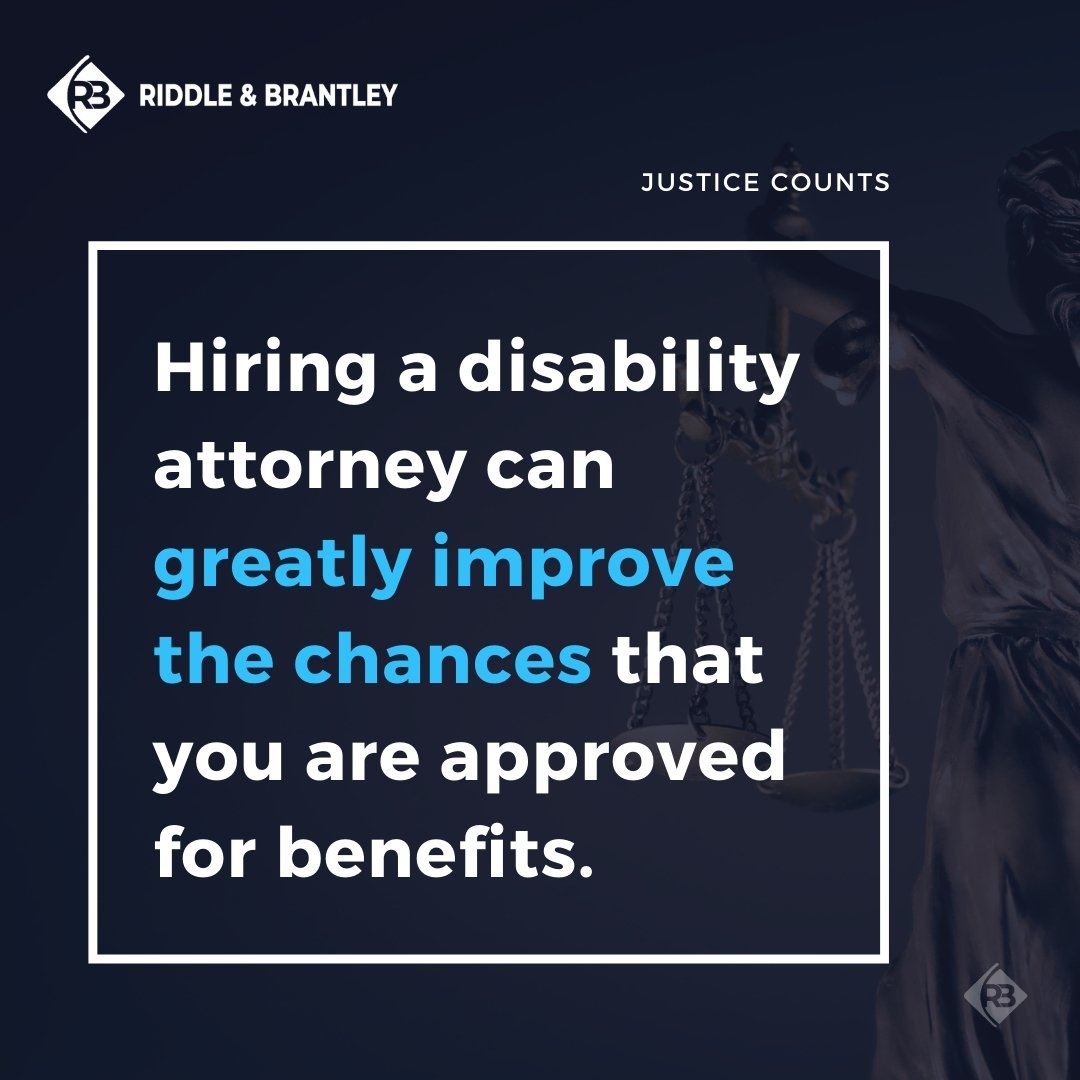 Why Hire a Disability Lawyer - Riddle & Brantley in North Carolina