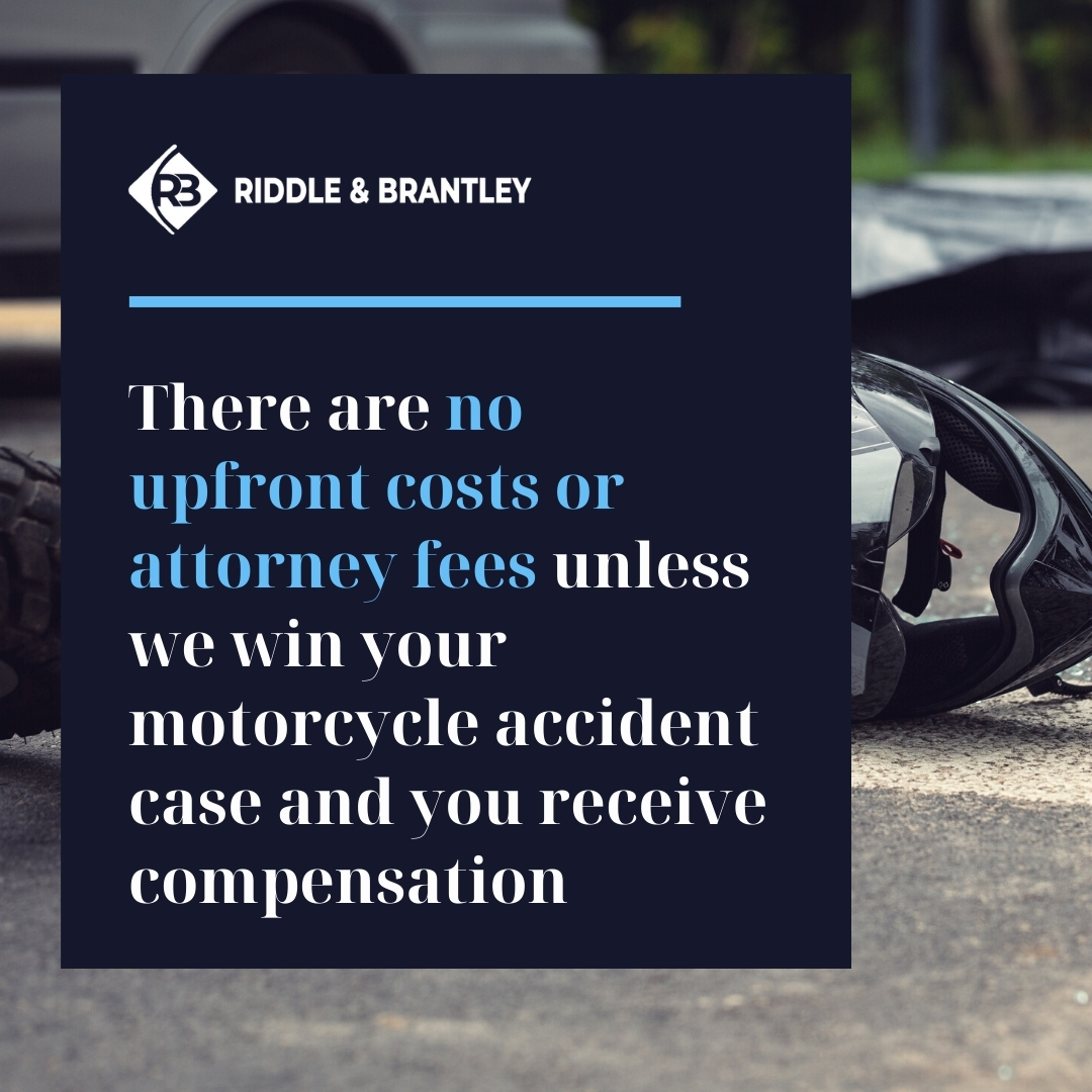 Affordable Motorcycle Accident Lawyer Serving Wilmington - Riddle & Brantley