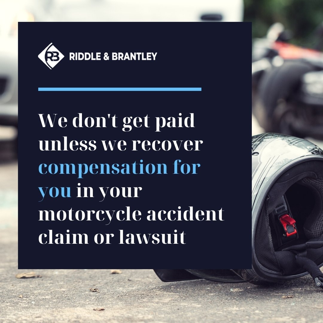Asequible accidente de motocicleta Abogados Sirviendo Burlington Carolina del Norte - Riddle y Brantley