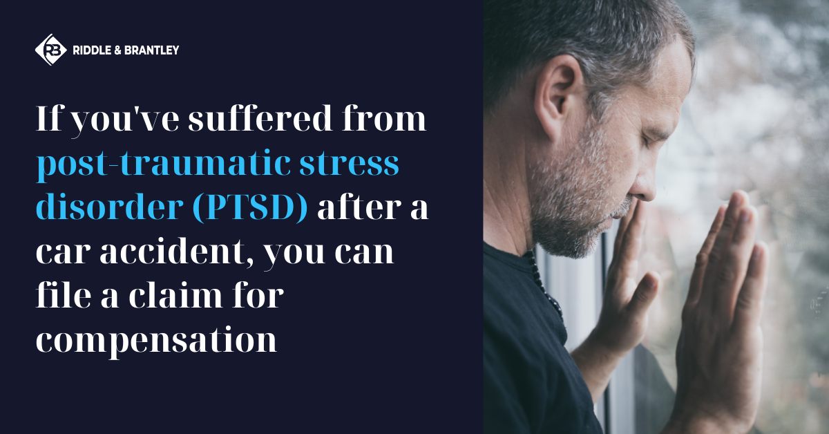 If you've suffered from post-traumatic stress disorder (PTSD) after a car accident, you can file a claim for compensation.