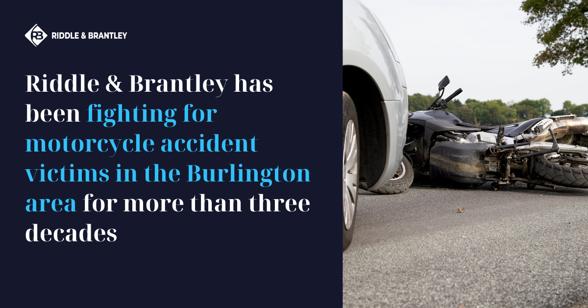 Abogado de Accidente de Motocicleta Sirviendo Burlington NC - Riddle &amp; Brantley