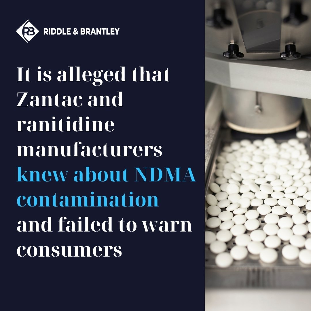 What Are the Product Liability Allegations Against Zantac - Riddle & Brantley