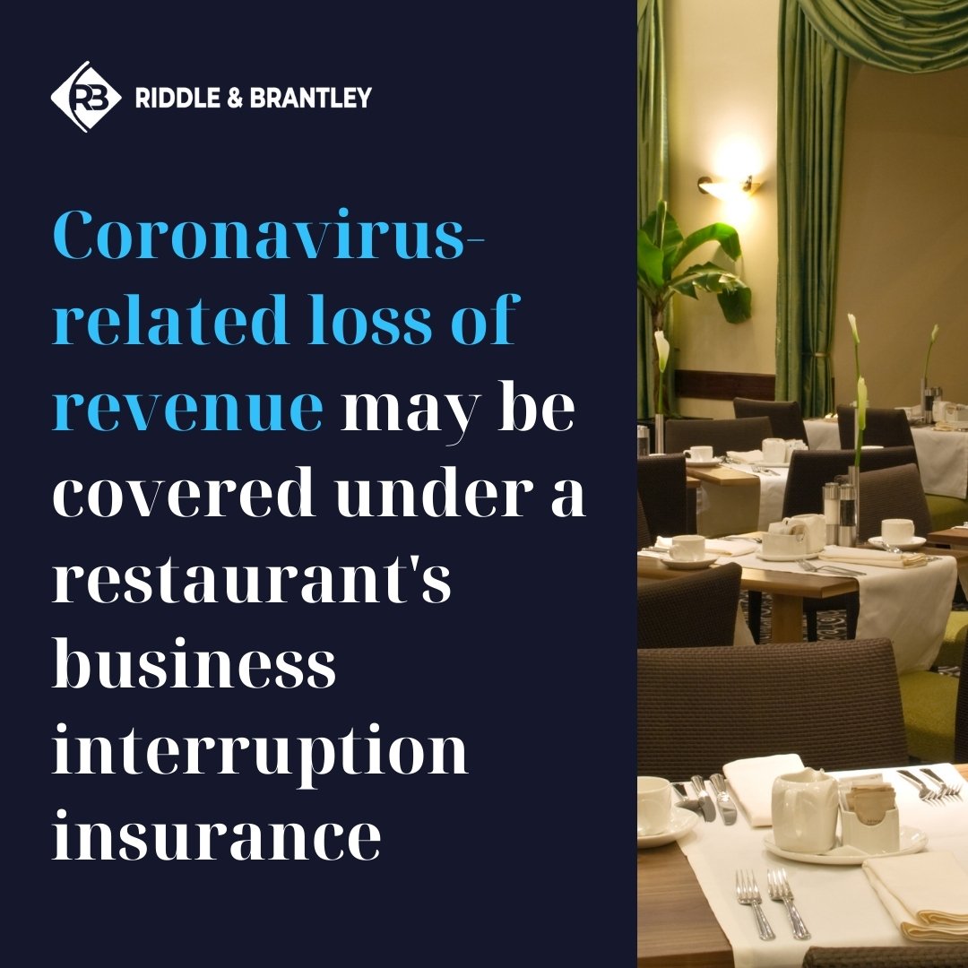 Can I File a Business Interruption Claim for My Restaurant in North Carolina - Riddle & Brantley
