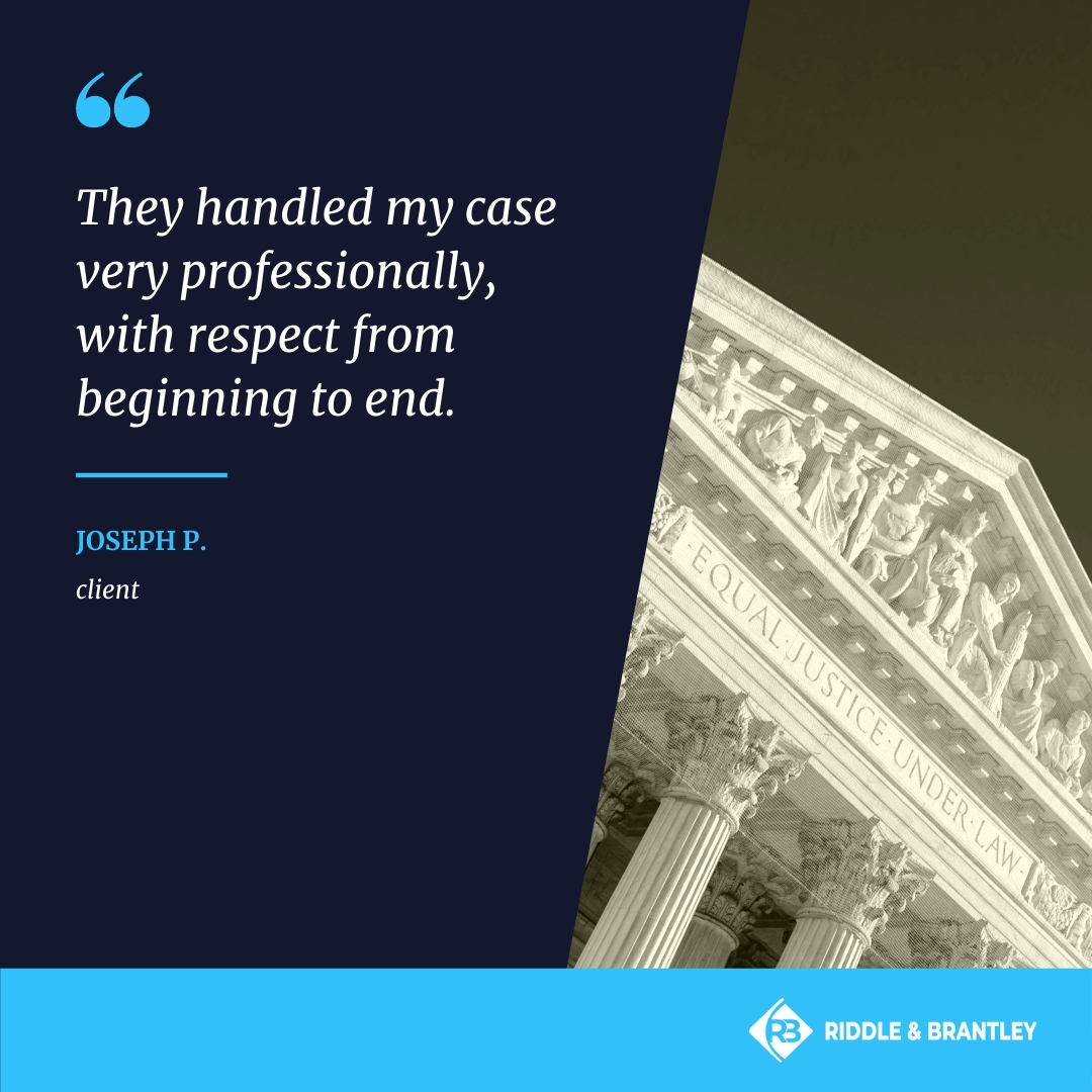 Client Reviews of Riddle & Brantley - Justice Counts
