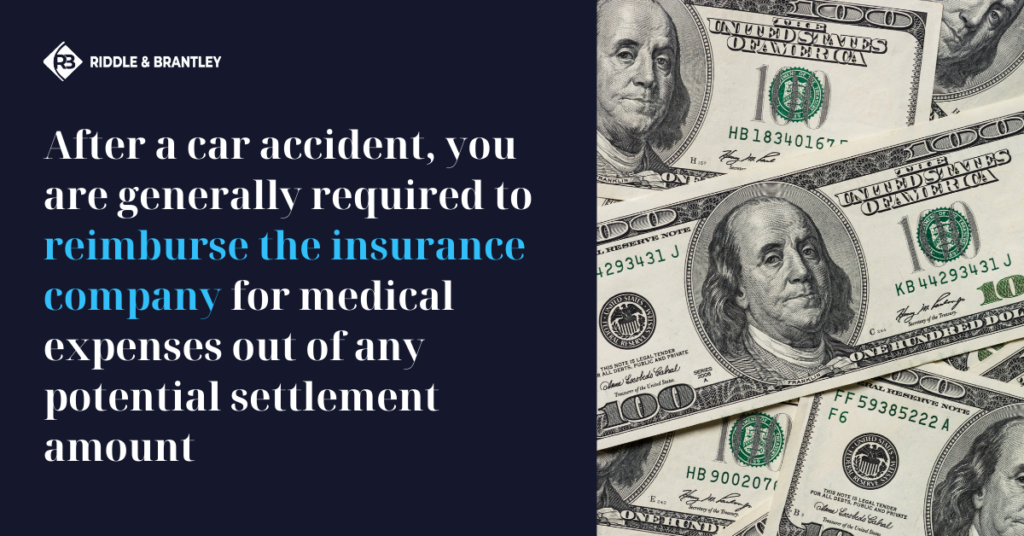 Do I Have to Repay My Insurance After a Car Accident? | Riddle & Brantley