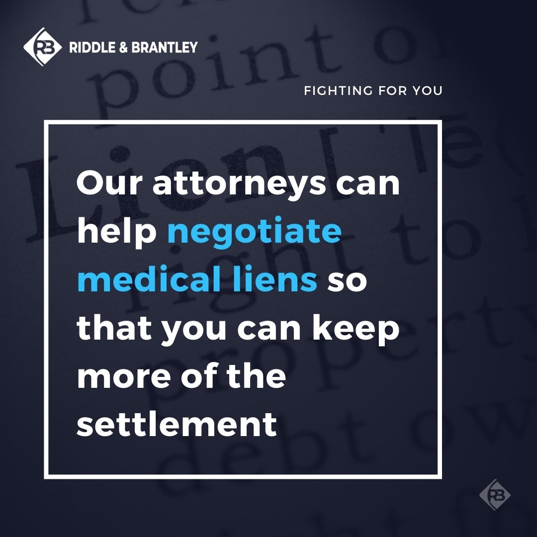 Our attorneys can help negotiate medical liens so that you can keep more of the settlement