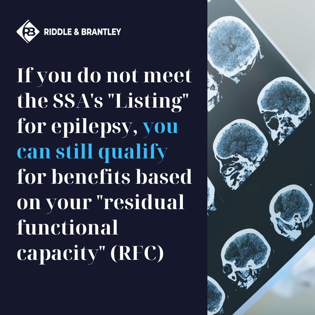 Cómo calificar para beneficios de incapacidad por epilepsia - Riddle &amp; Brantley