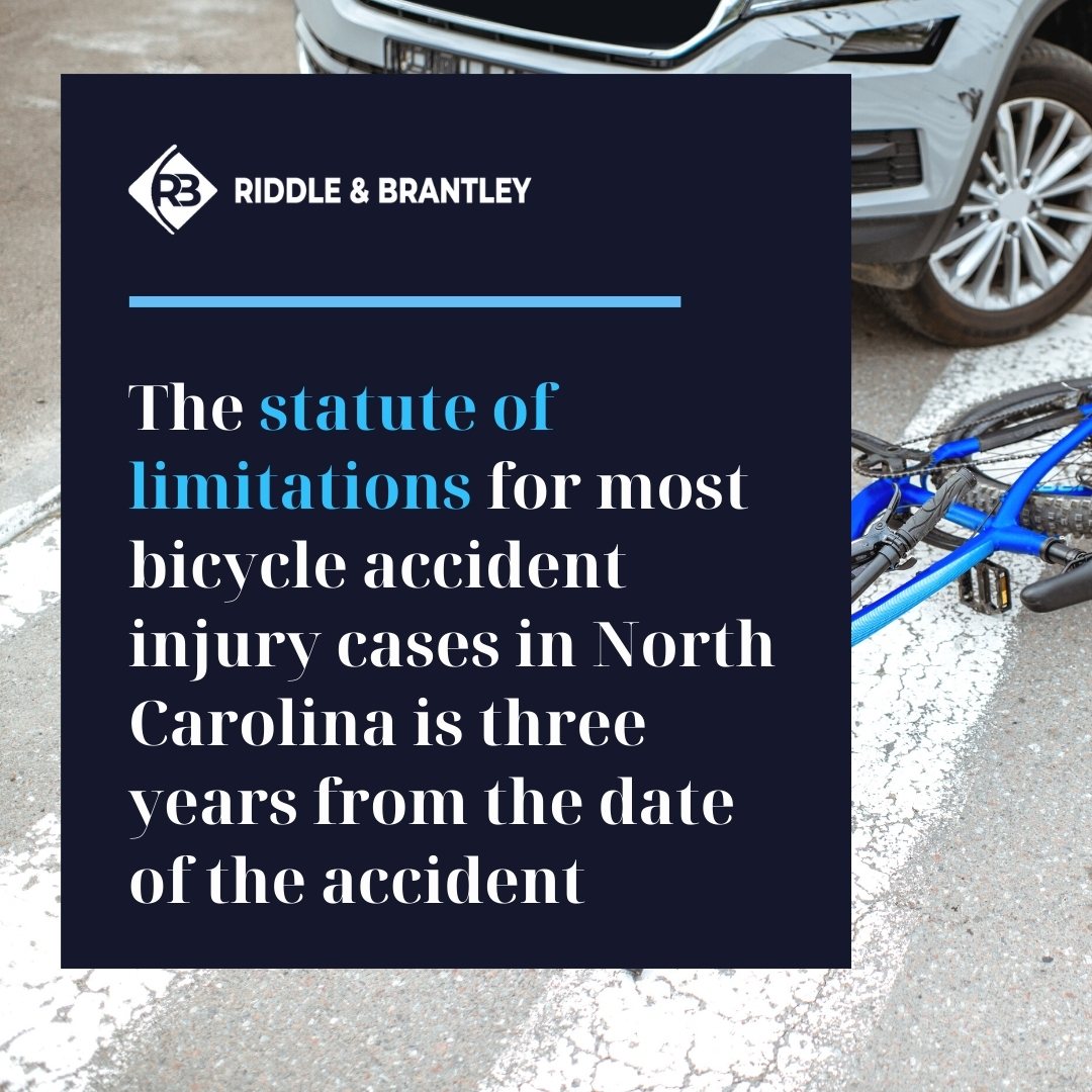 Statute of Limitations for Bike Accident Injury Cases in North Carolina - Riddle & Riddle
