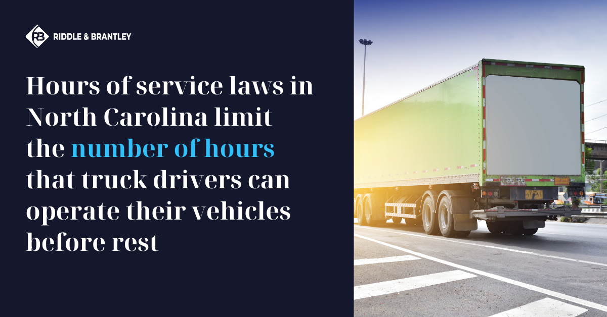 What Are the Hours of Service Rules for Truck Drivers in North Carolina?
