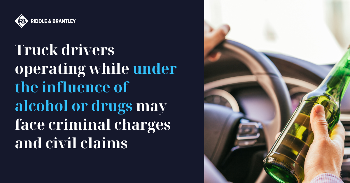 What if the Truck Driver in My North Carolina Accident Was DWI?