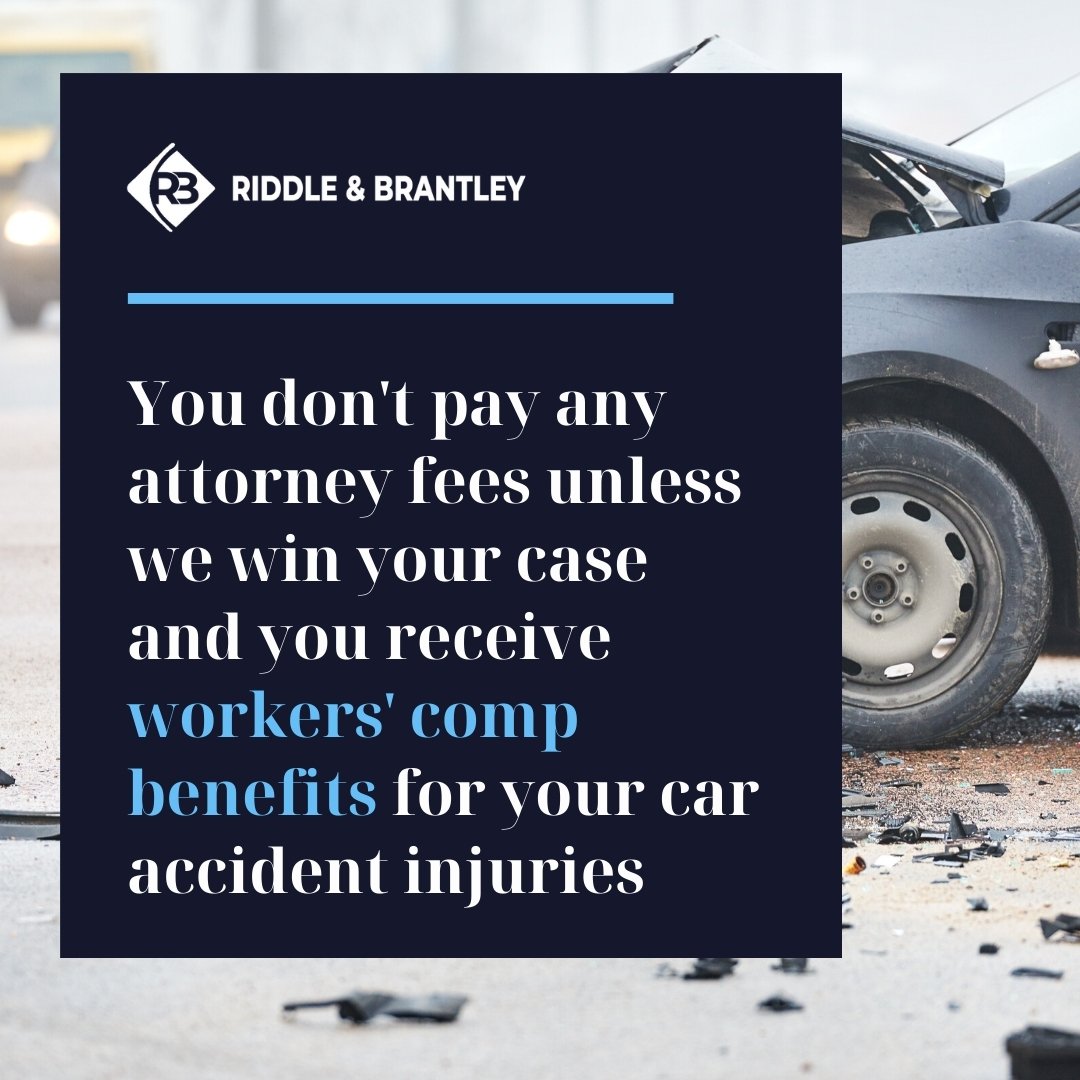 Workers Comp Benefits for Car Accident in North Carolina - Riddle & Brantley