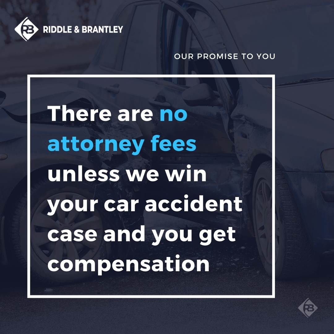 There are no attorney fees unless we win your car accident case and you get compensation.