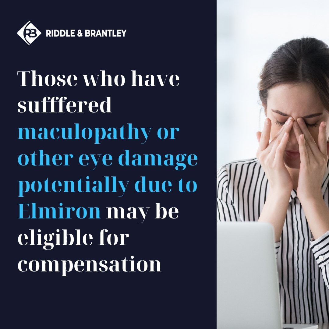 Elmiron Maculopathy Eye Damage Claim - Riddle & Brantley