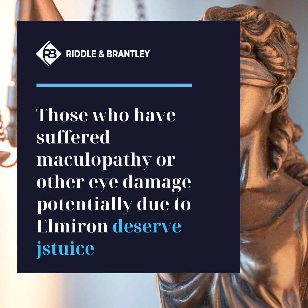 Maculopathy and Eye Damage Claims Against Elmiron - Riddle & Brantley