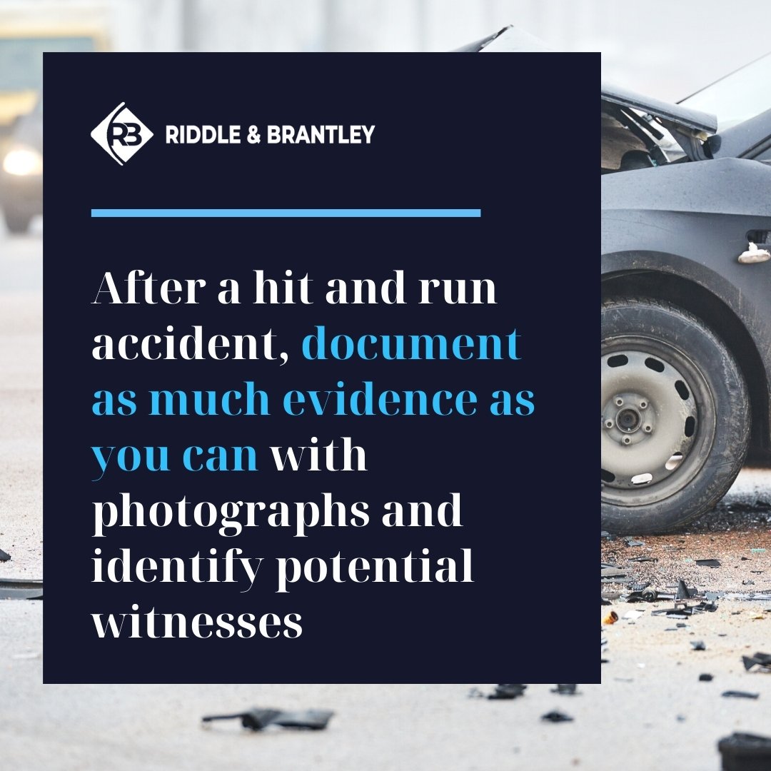 What to Do After a Hit and Run Accident in North Carolina - Riddle & Brantley