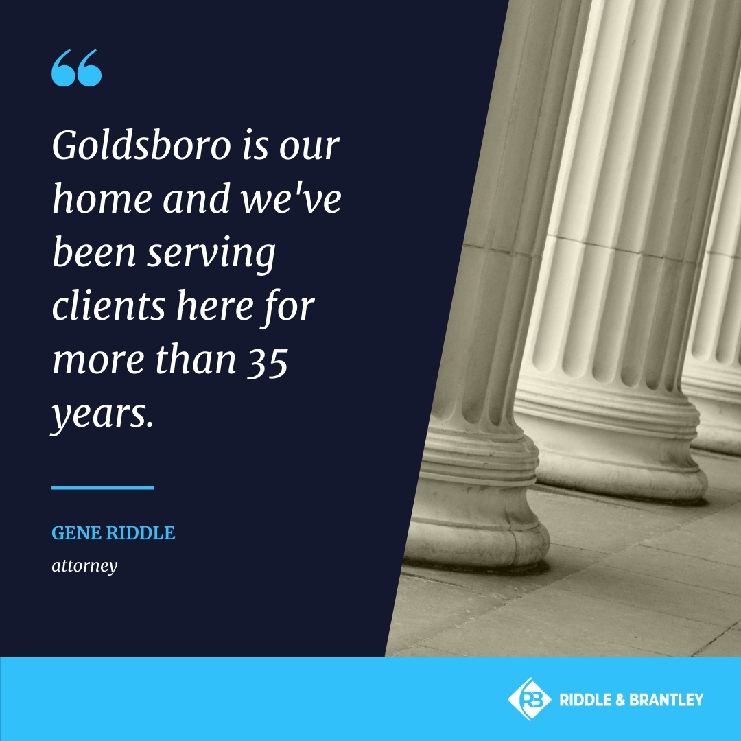 Goldsboro Personal Injury Lawyers - Riddle & Brantley