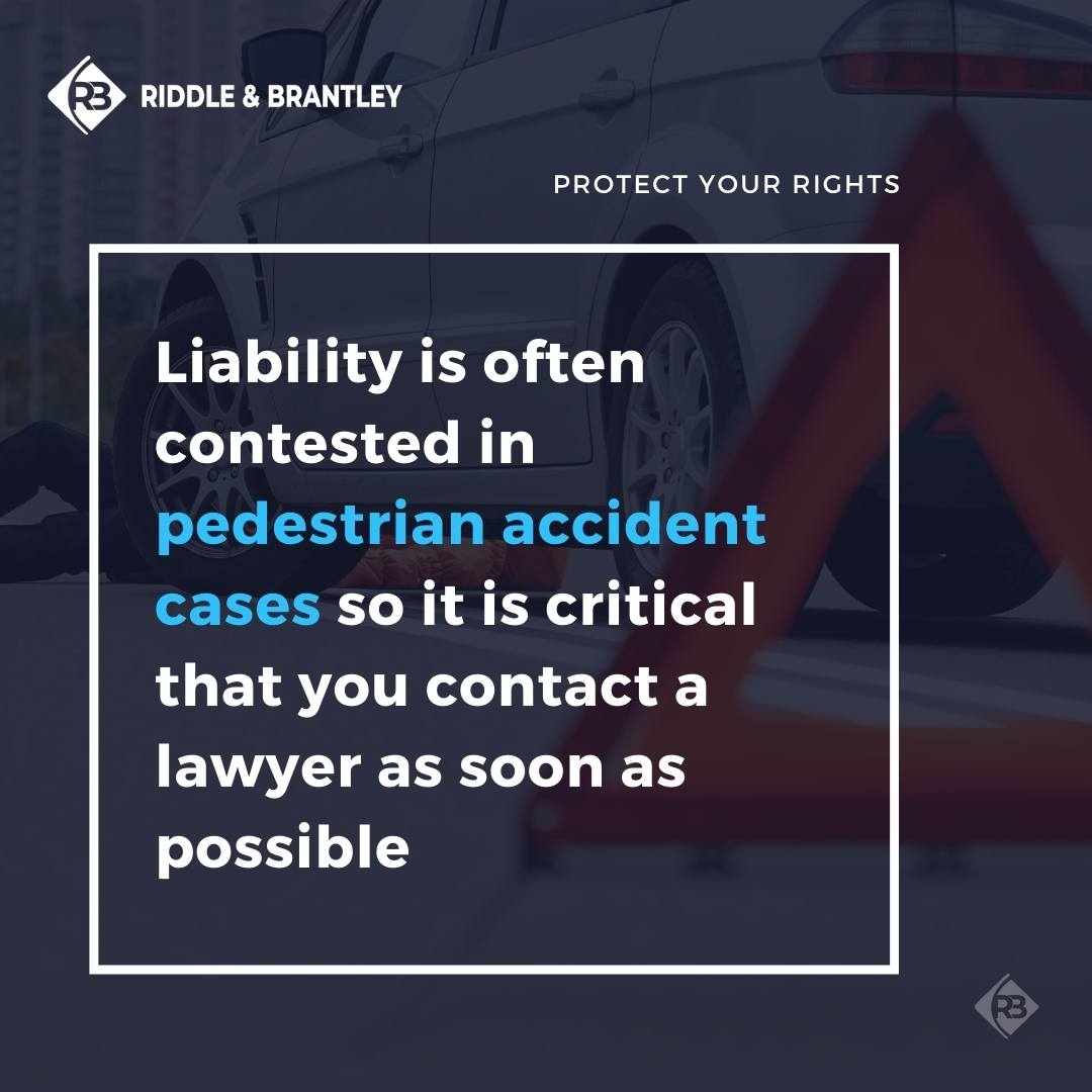 Investigating Pedestrian Accident Cases - Riddle & Brantley