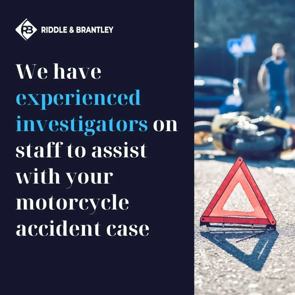 Motorcycle Accident Investigators - Riddle & Riddle