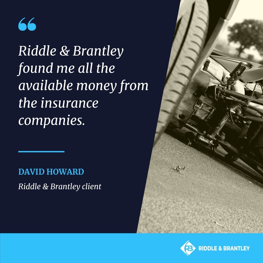 Riddle & Brantley Client Reviews - NC Motorcycle Accident Lawyers