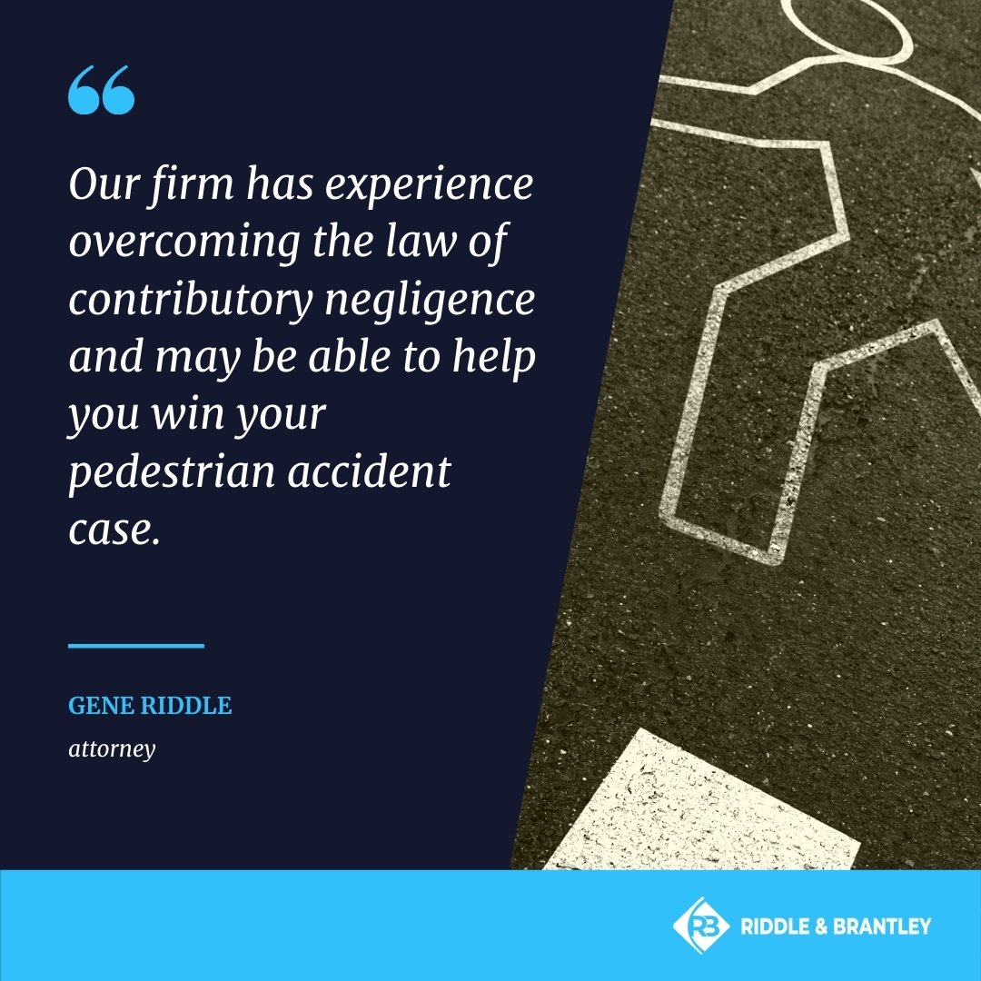 Riddle & Brantley - Pedestrian Accidents and Contributory Negligence in North Carolina