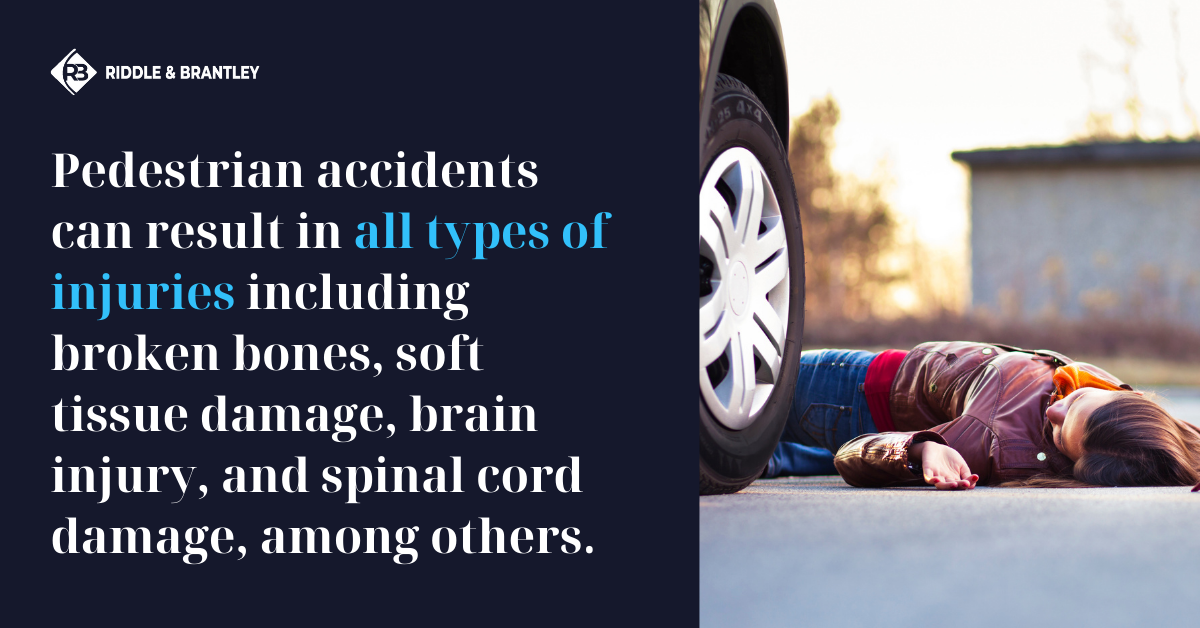 What Are Common Injuries in Pedestrian Accidents - Riddle & Brantley