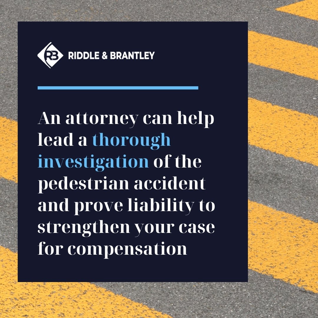 Why Hire a Pedestrian Accident Lawyer - Riddle & Brantley