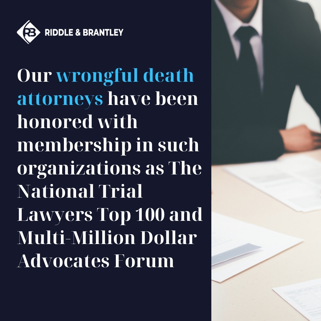 Award Winning Wrongful Death Lawyers in North Carolina - Riddle & Brantley