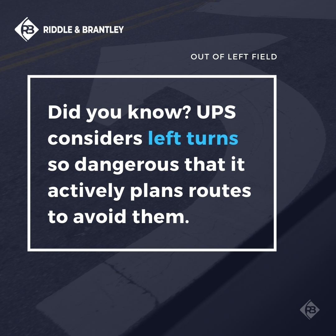 Does UPS Avoid Left Turns - Riddle & Brantley