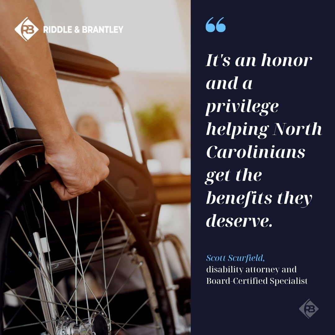 North Carolina Disability Lawyer - Riddle & Brantley
