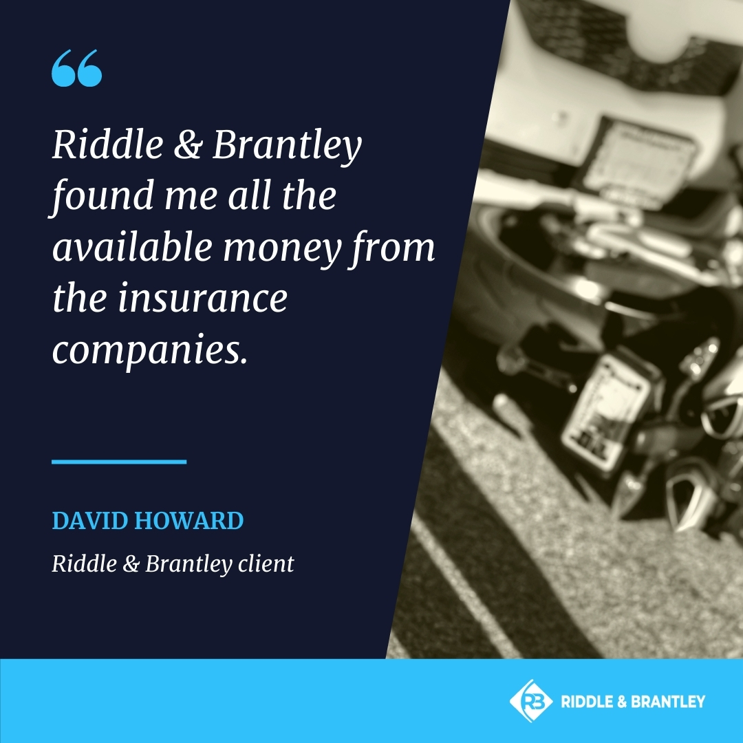 North Carolina Motorcycle Accident Lawyers - Riddle & Brantley