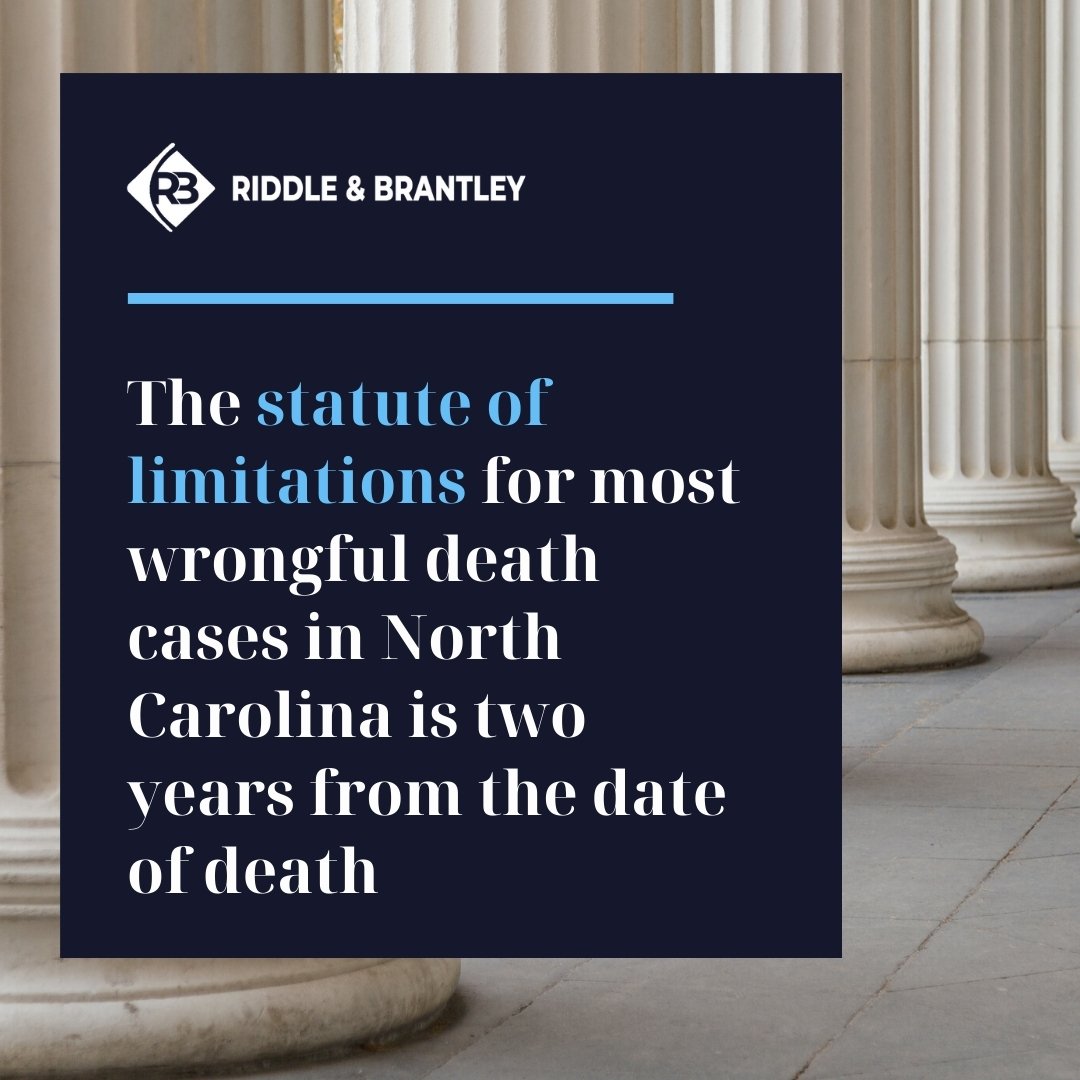 Wrongful Death Statute of Limitations in North Carolina - Riddle & Brantley