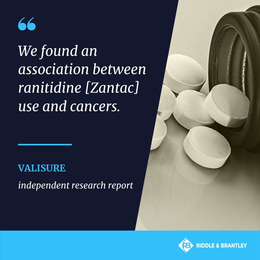 Zantac Research Reveals Link to Cancer - Riddle & Brantley