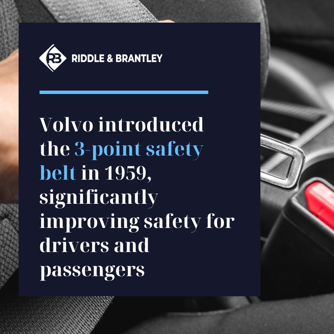 3 Point Safety Belt and History of Car Safety - Riddle & Brantley