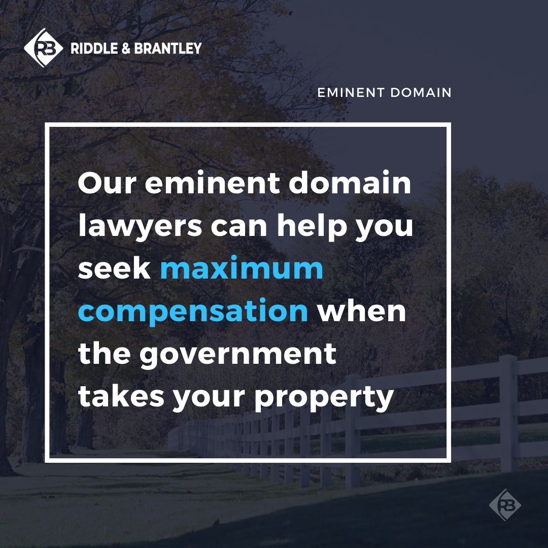 Eminent Domain Lawyers in North Carolina - Riddle & Riddle