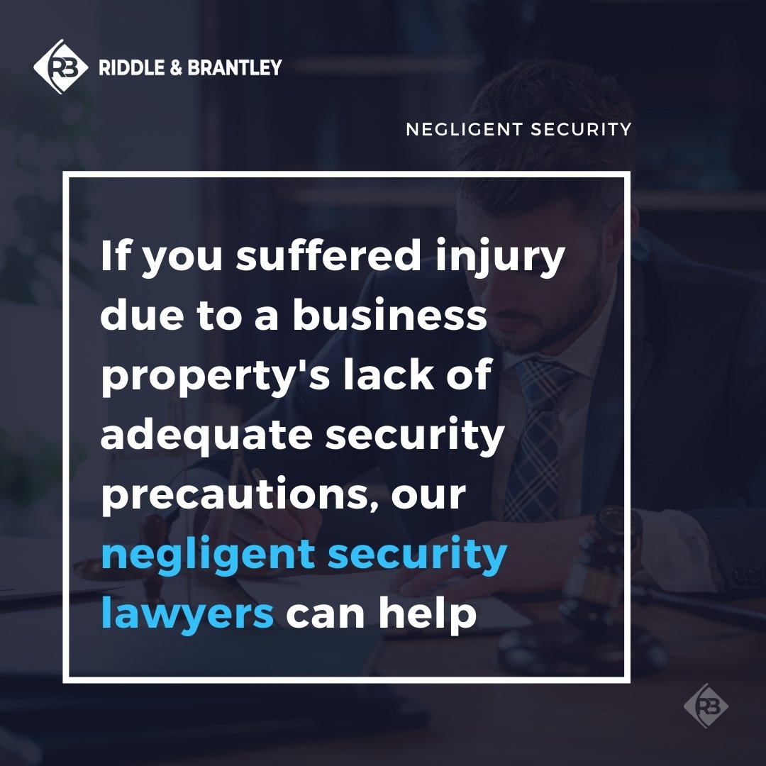 Negligent Security Lawyer in North Carolina - Riddle & Brantley
