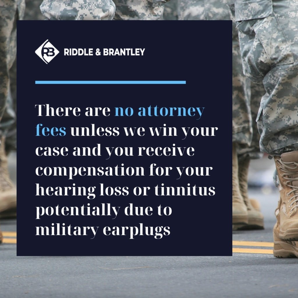 3M Earplugs Lawsuit Attorneys Serving Veterans - Riddle & Brantley