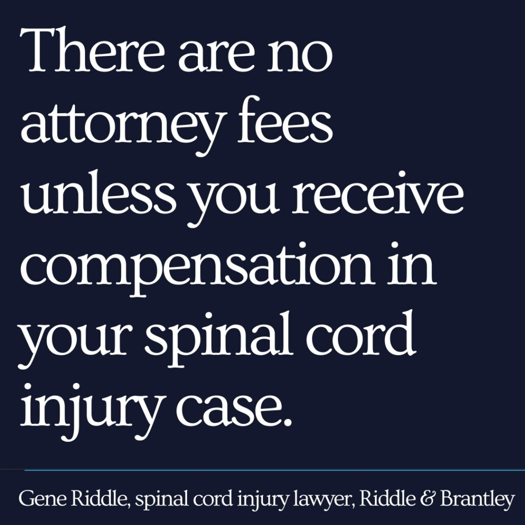 Affordable Spinal Cord Injury Lawyer in North Carolina - Riddle & Riddle