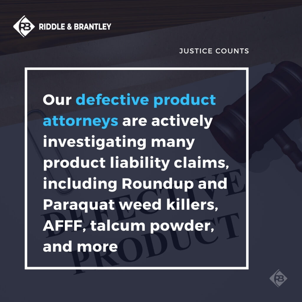 Defective Product Lawyers - Riddle & Riddle