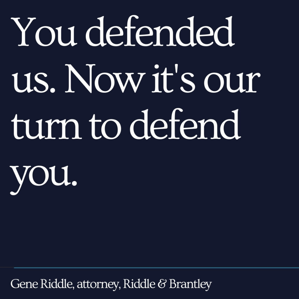 Experienced NC Veterans Disability Attorney - Riddle & Riddle