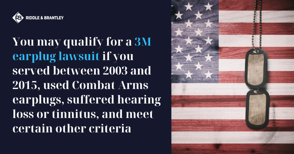 How to Join a 3M Earplug Lawsuit - Riddle & Brantley