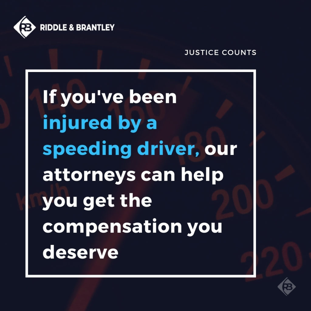 If you've been injured by a speeding driver, our attorneys can help you get the compensation you deserve.