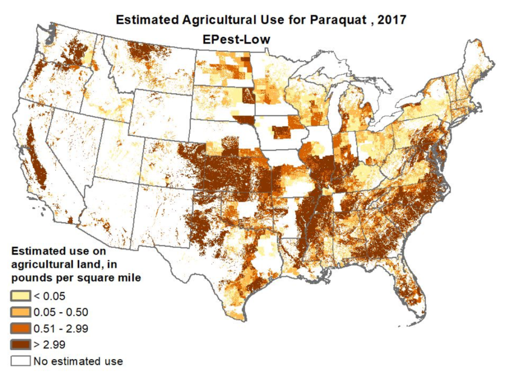 Paraquat Usage in the United States