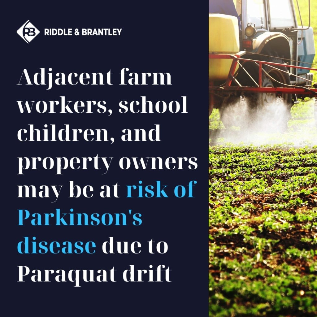 Who is at Risk for Paraquat Exposure Due to Drift - Riddle & Brantley
