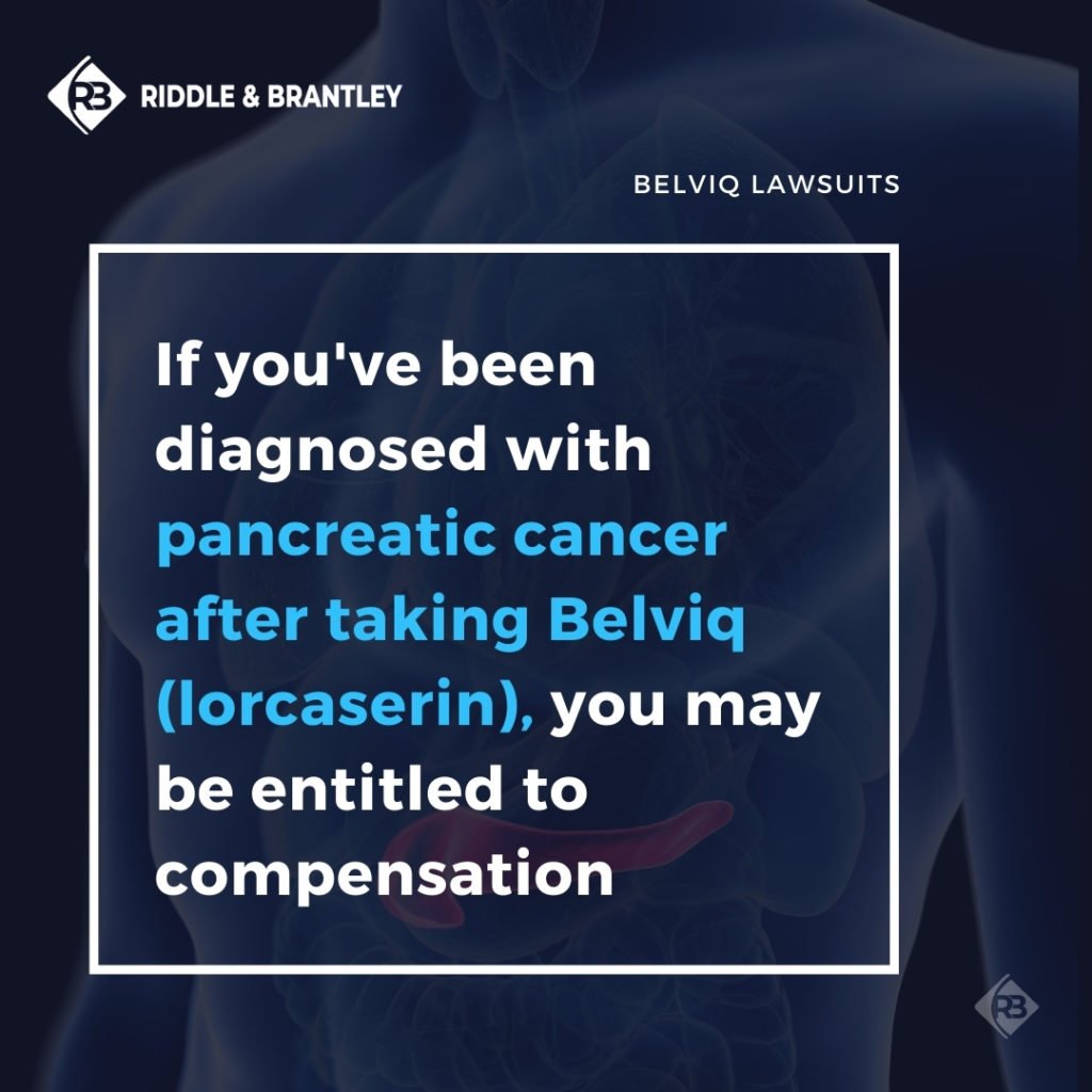 Belviq Pancreatic Cancer Lawsuits - Riddle & Brantley