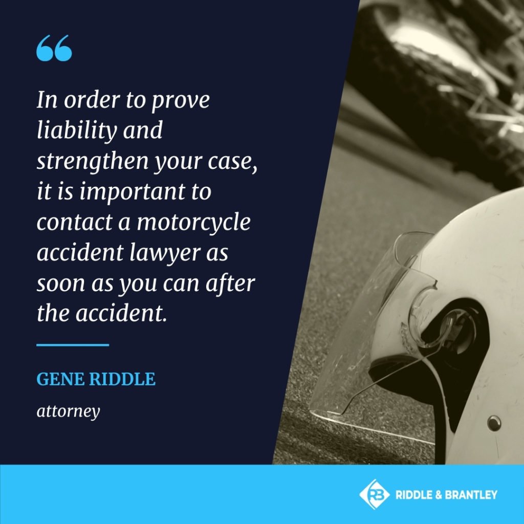 Motorcycle Accident Attorney in North Carolina - Riddle & Brantley