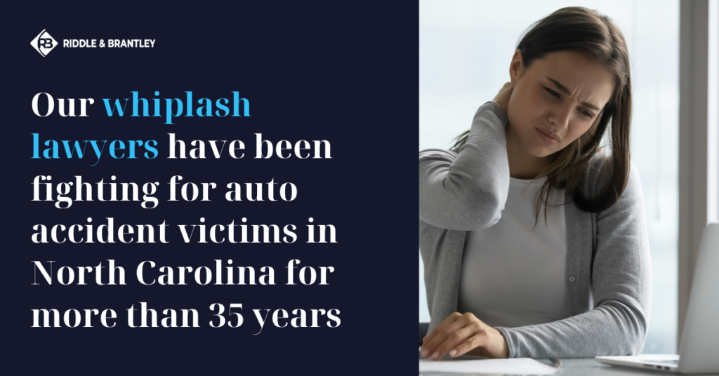 Our whiplash lawyers have been fighting for auto accident victims in North Carolina for more than 35 years.