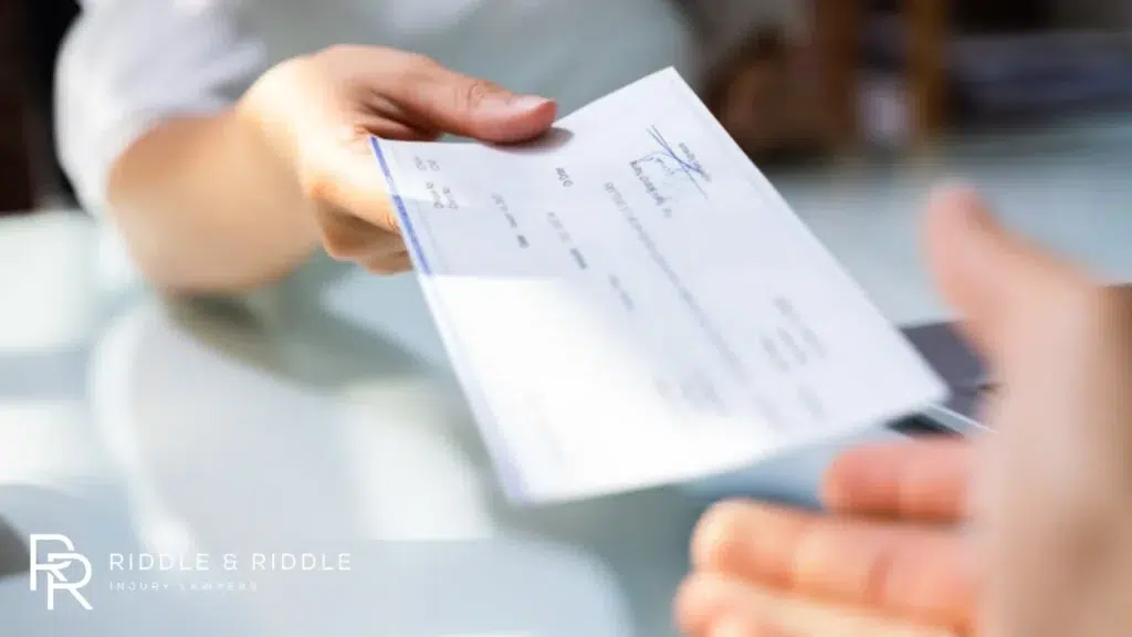 settlement check